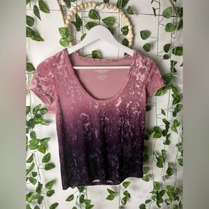 American Eagle Outfitters Velvet Scoop Neck Tee